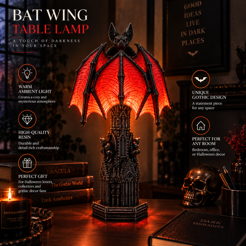 Bat Halloween Lamp By Lukky