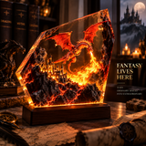 Fire Dragon Halloween Lamp By Lukky